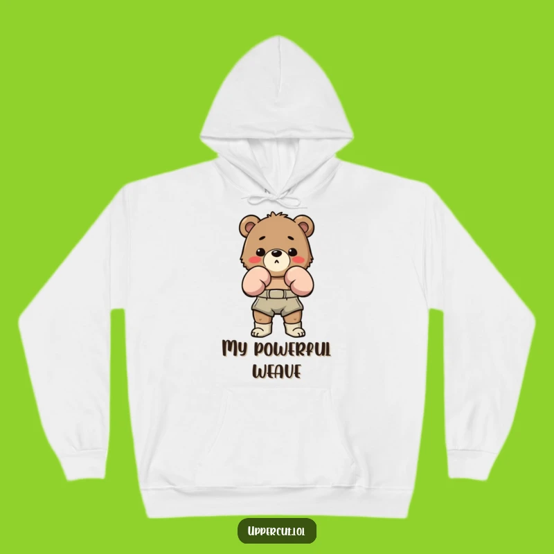 Funny Bear Boxing Hoodie: Cozy Warmth for a Playful Fighter