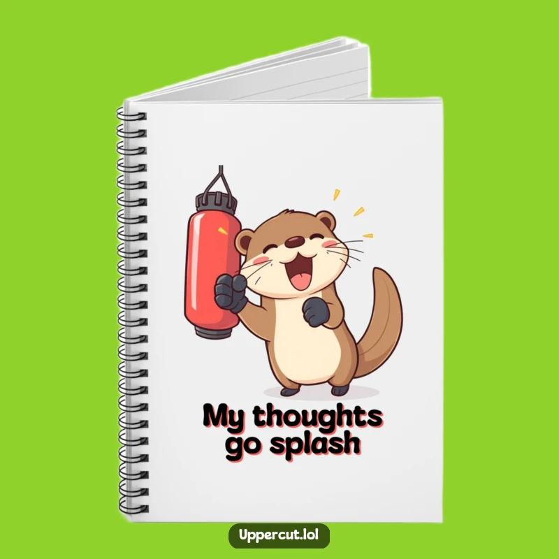 Funny Otter Boxer Notebook: Joyful Journal for Energetic Ideas!