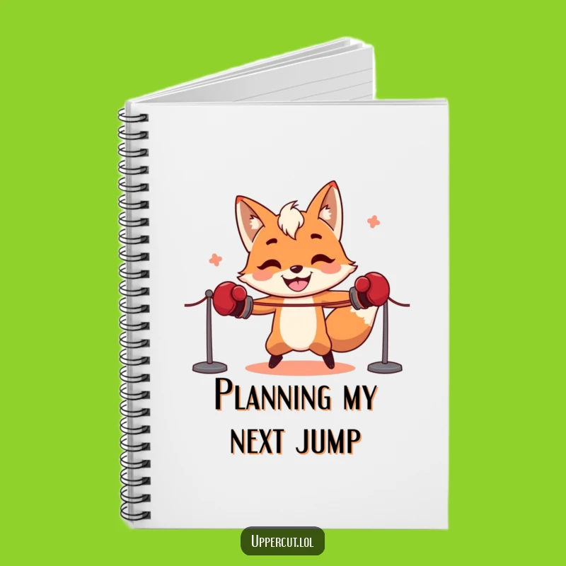Funny Fox Boxer Notebook: Hilarious Journal for Creative Ideas!
